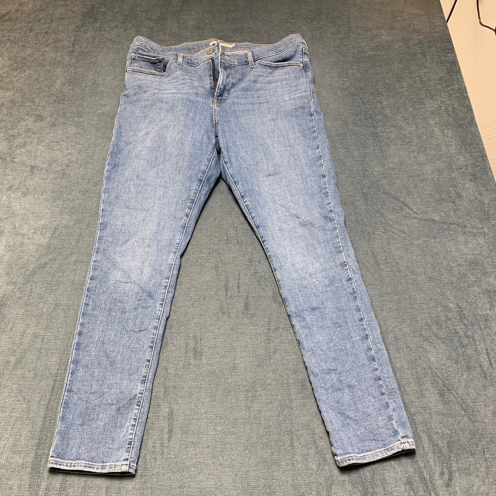 Levis 311 Shaping Skinny Jeans Womens 32 Blue Denim Medium Wash 5-Pockets